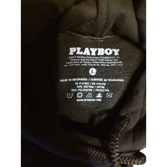 Black Hoodie with Pink Logo - Picture 5 of 5